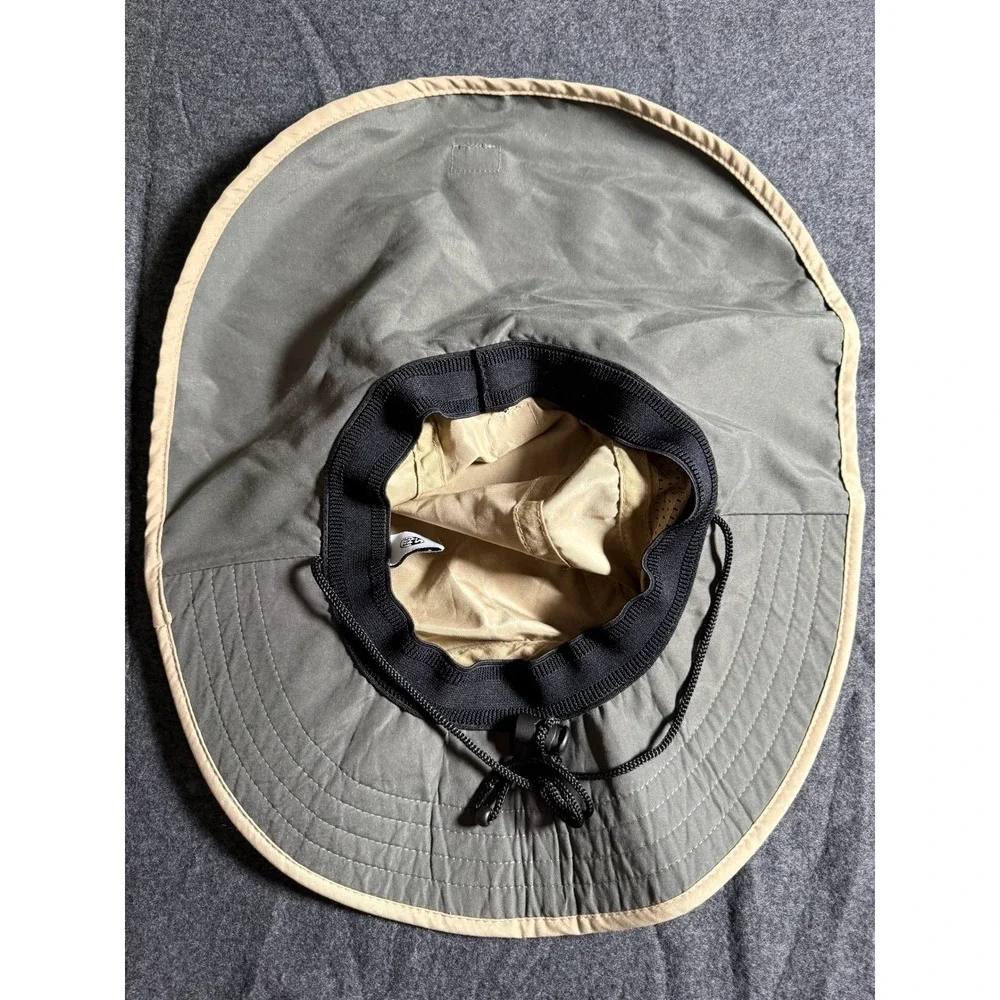 Field & Stream Tan Sun Hat Wide Brim Neck Flap Fishing Hiking Boonie Hat
